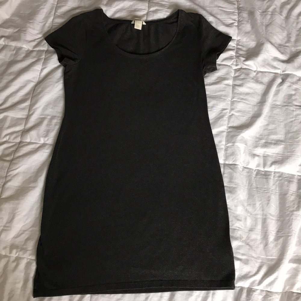 Just your basic gray jersey dress